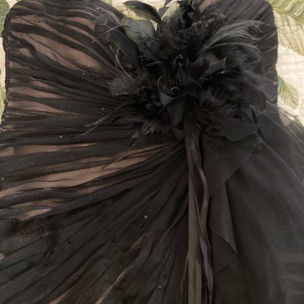 MIGNON strapless or with strap Powder pink long evening gown - Picture 12 of 17